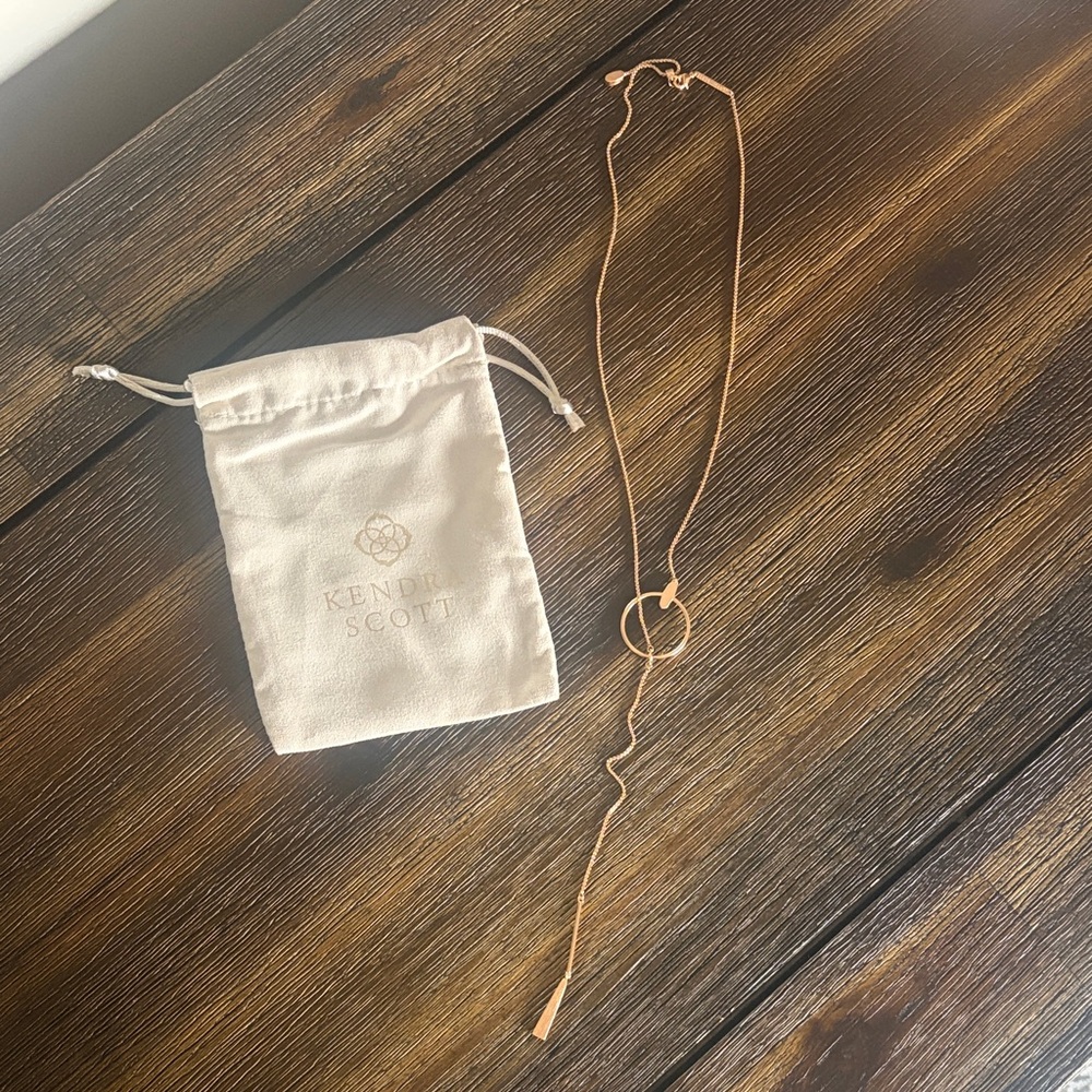 Kendra Scott Rose Gold Necklace